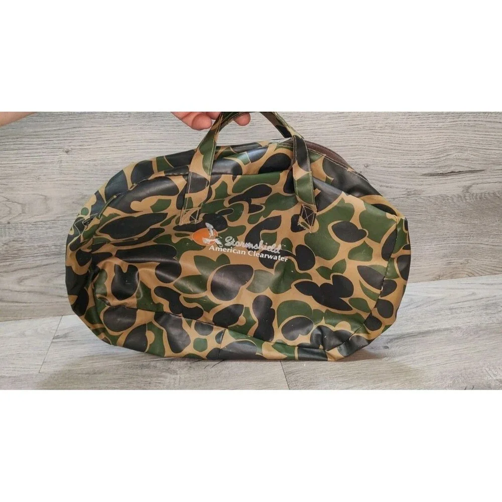 American Clearwater Vintage Camo Storm shield Bag/ Toiletries Hunting Camping